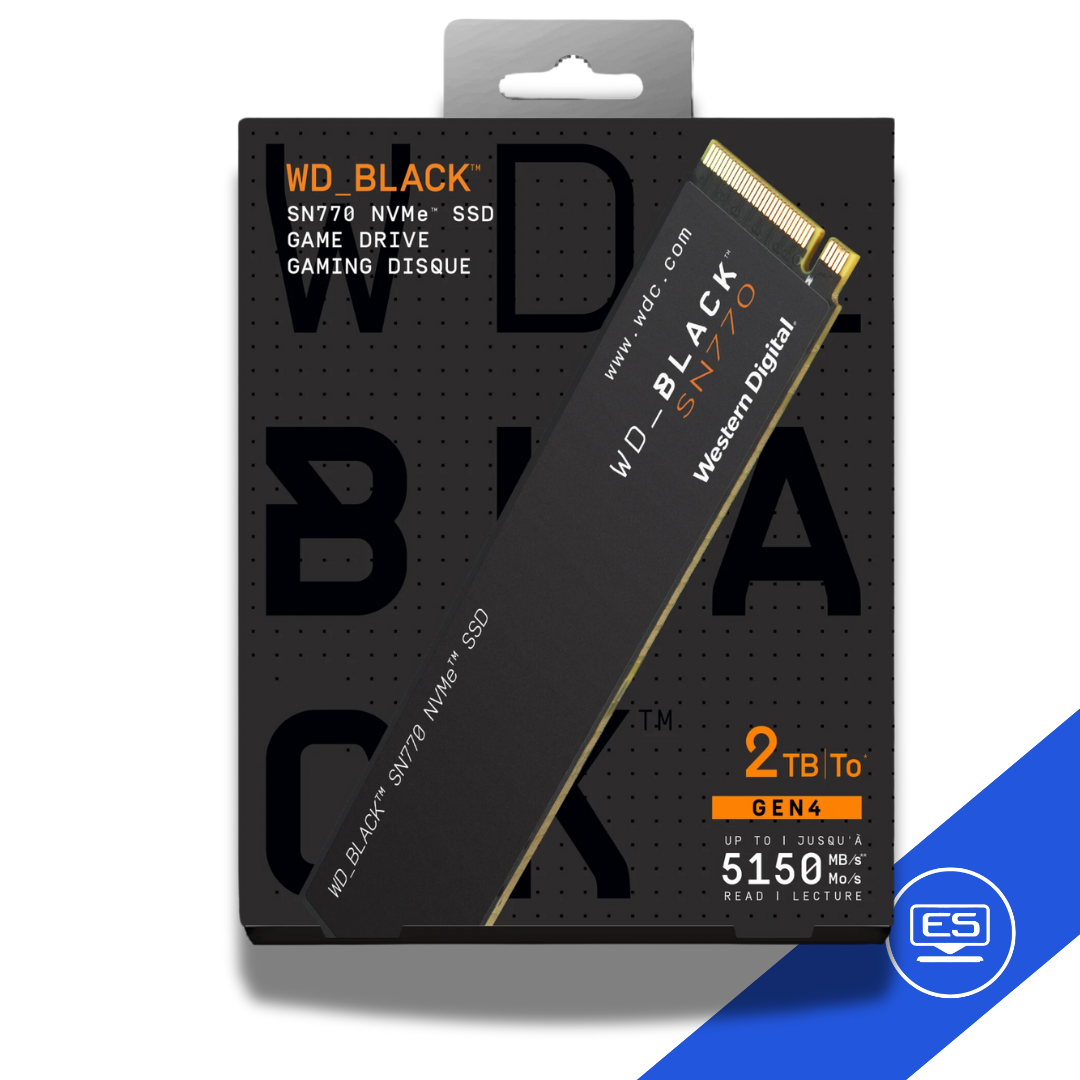 NVMe SSD 2TB GEN 4 BLACK SN770 WESTERN DIGITAL